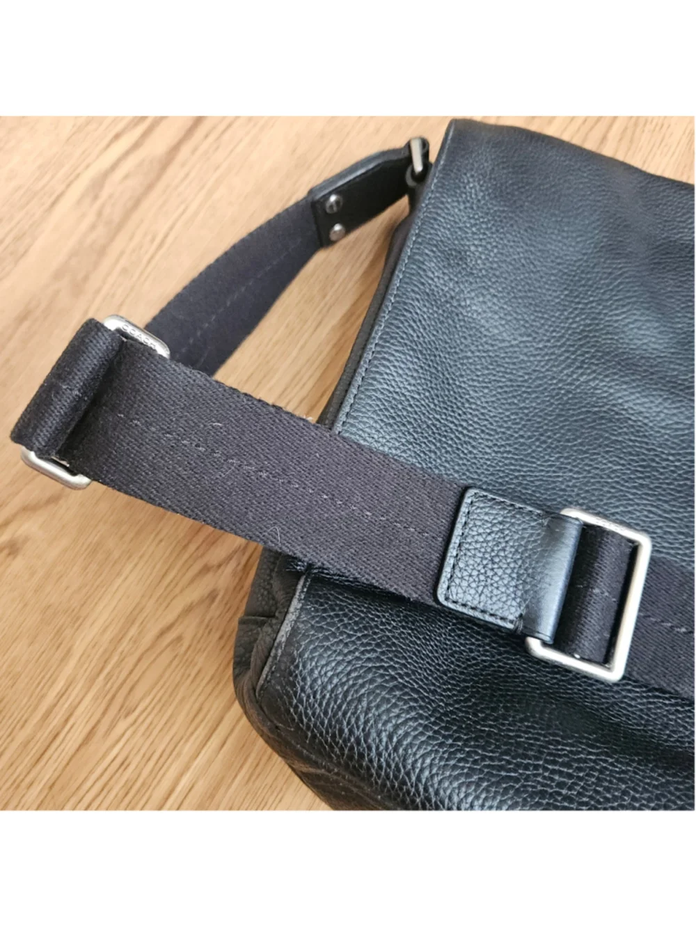 Vintage Coach Camden Messenger Bag Black Leather Laptop